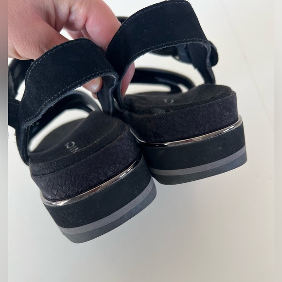 Vionic Reyna Black Platform Ankle Stap Sandals Size 9 - Picture 9 of 12